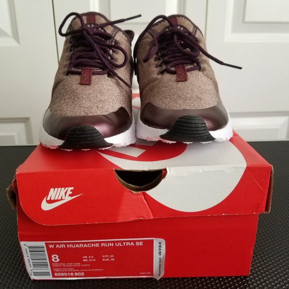 Women's Nike Air Huarache Run Ultra Port Wine - Picture 2 of 5